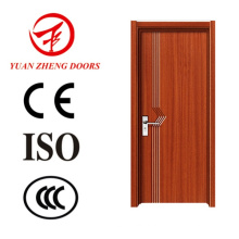 Porta de entrada de madeira de porta PVC MDF Design de porta